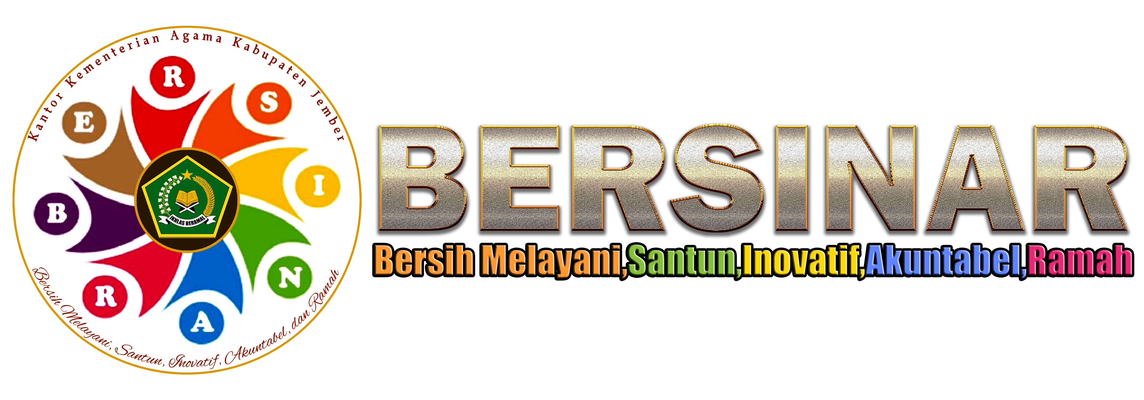 Logo Bersinar Text